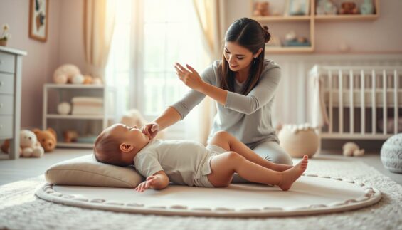 Empfohlene Übungen für überstreckende Babys