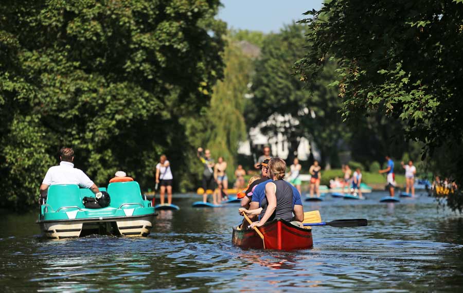 Freizeit auf dem Wasser
