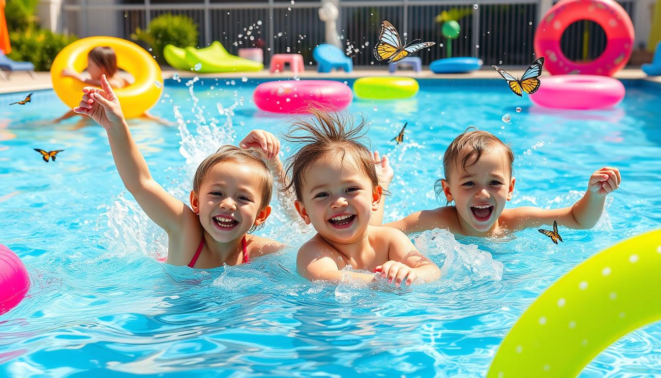 Freude am Schwimmen