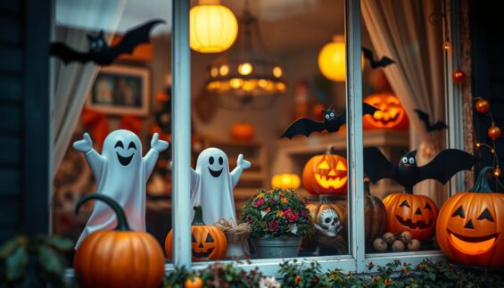 Halloween Fensterdekoration