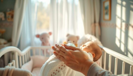 Umgang mit Baby Blähungen