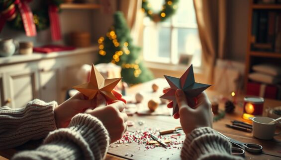 Weihnachtssterne basteln