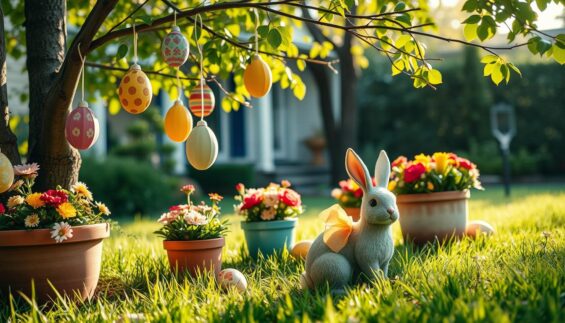 ostern deko außenbereich