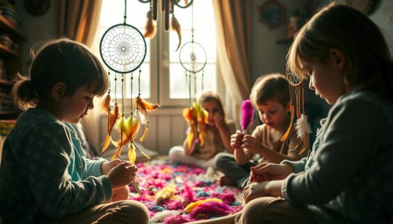 traumfänger basteln mit kindern